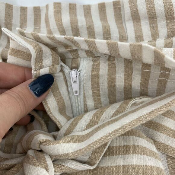 Love Tree Striped Paper Bag Shorts Medium - Picture 4 of 7